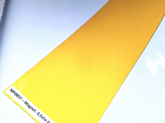 Magnetická fólie 0,85mm žlutá