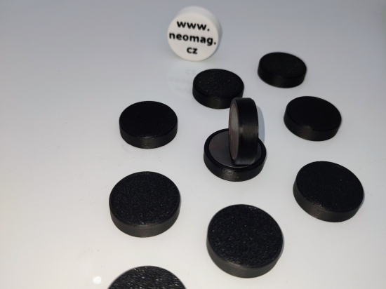 Kancelářský magnet černý 26mm 10ks F