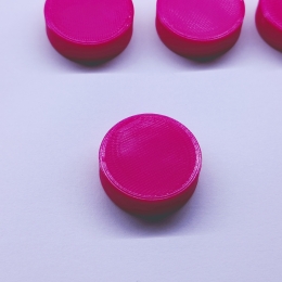 Speciální magnet pro magnetickou barvu - růžový Bioplast